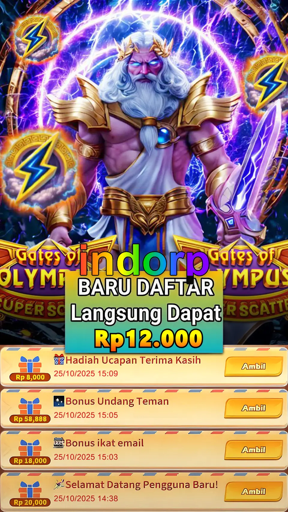 indorp Tangkapan Layar Resmi APK